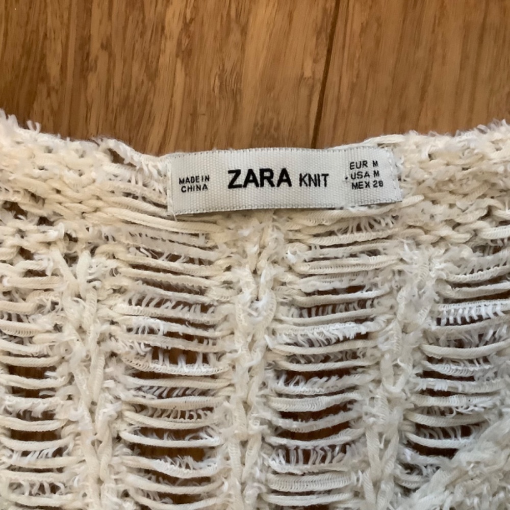 Zara Distressed Knit Tank - Picture 2 of 4